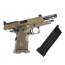 Страйкбольный пистолет (EMG) Staccato C2 2011 SOC Hand-Made Stippling Grip by Army Armament (FDE)