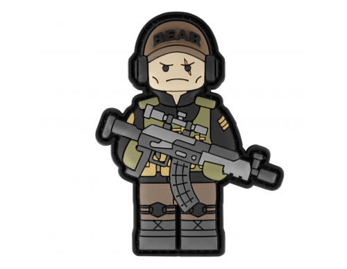 Патч «Brick operator боец BEAR» PVC
