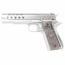 Страйкбольный пистолет (WE) COLT 1911 HEX CUT Gen.2 GBB (Silver)