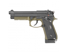 Страйкбольный пистолет (KJW) M9A1 (Olive) CO2