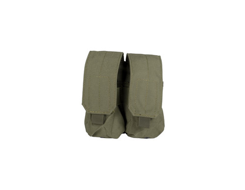 Подсумок (WoSport) для магазина АК-М4 двойной с клапаном (Olive)