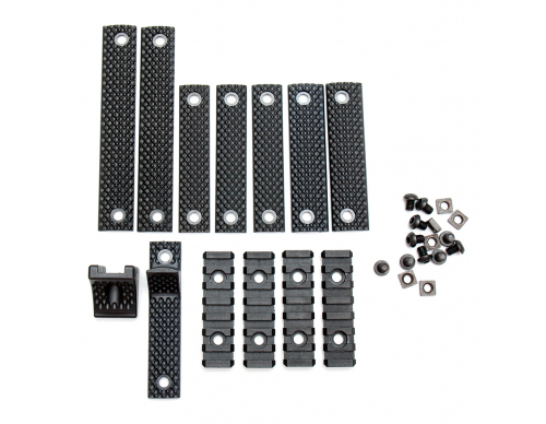 Планки-комплект (Cyma) RUX rail plate HY-208 black 