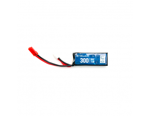 Аккумулятор BlueMAX 7.4V 300mah mini (ВВД) (Li-Po) 7*19*49mm 35С
