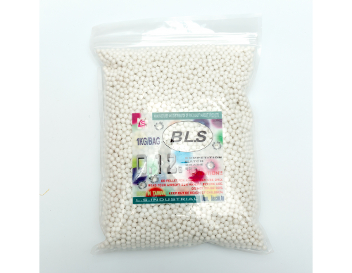 Шары BLS 0,12 белые (1 кг)