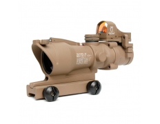 Прицел оптический ACOG-21 4x32 (TAN) Riflescope+коллиматор Micro Docter