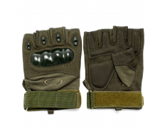 Перчатки Tactical Gloves Olive беспалые (L)