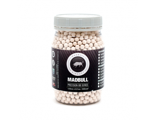 Шары Mad Bull 0,36 Precision (2000 шт) бутылка
