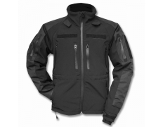 Куртка (Mil-Tec) SoftShell Jacket Black M 