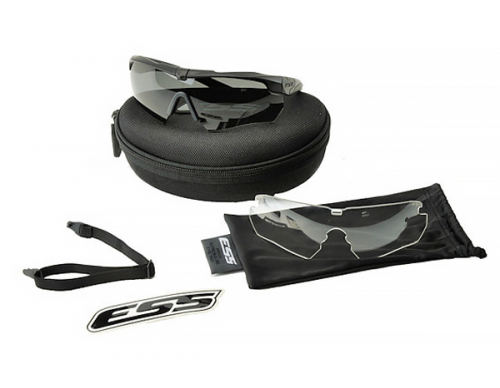 Очки ESS Crossbow Black 2шт (темные/прозрачные) 740-0390